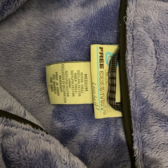 Free Country Ski & Snow Jacket Black and Blue - Picture 4 of 14